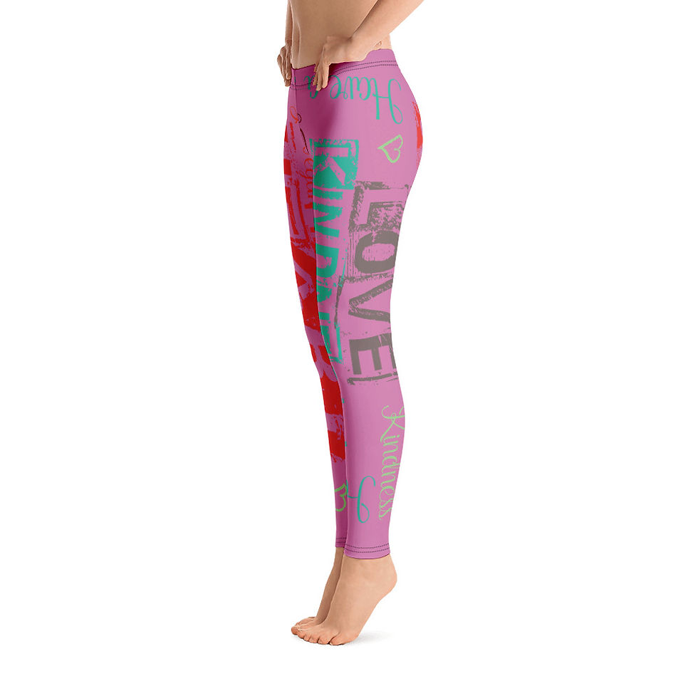 Thumbnail: Have a Heart / Leggings / Pink 
