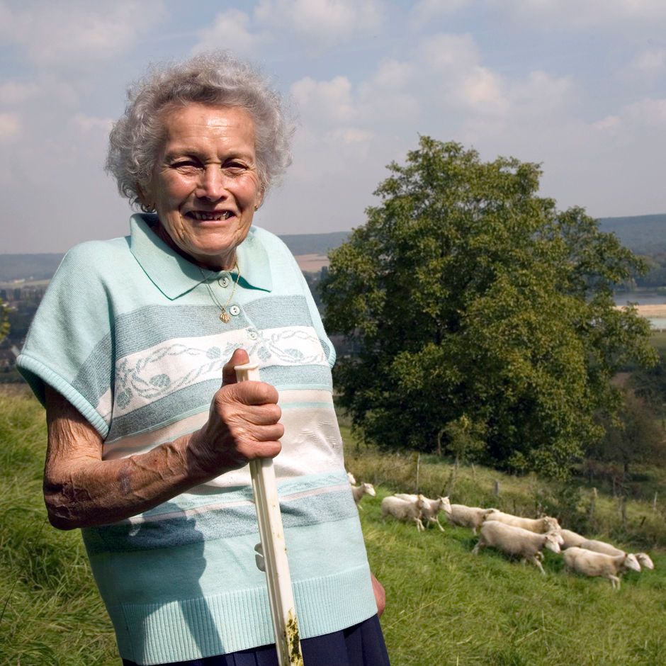Simone 84 ans, ancienne agricultrice