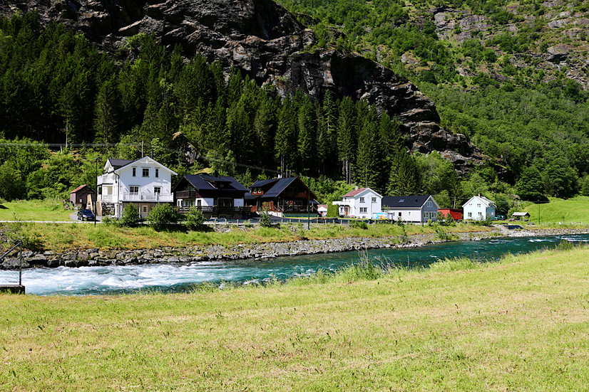 Denkmal bei den Flåmsbanen