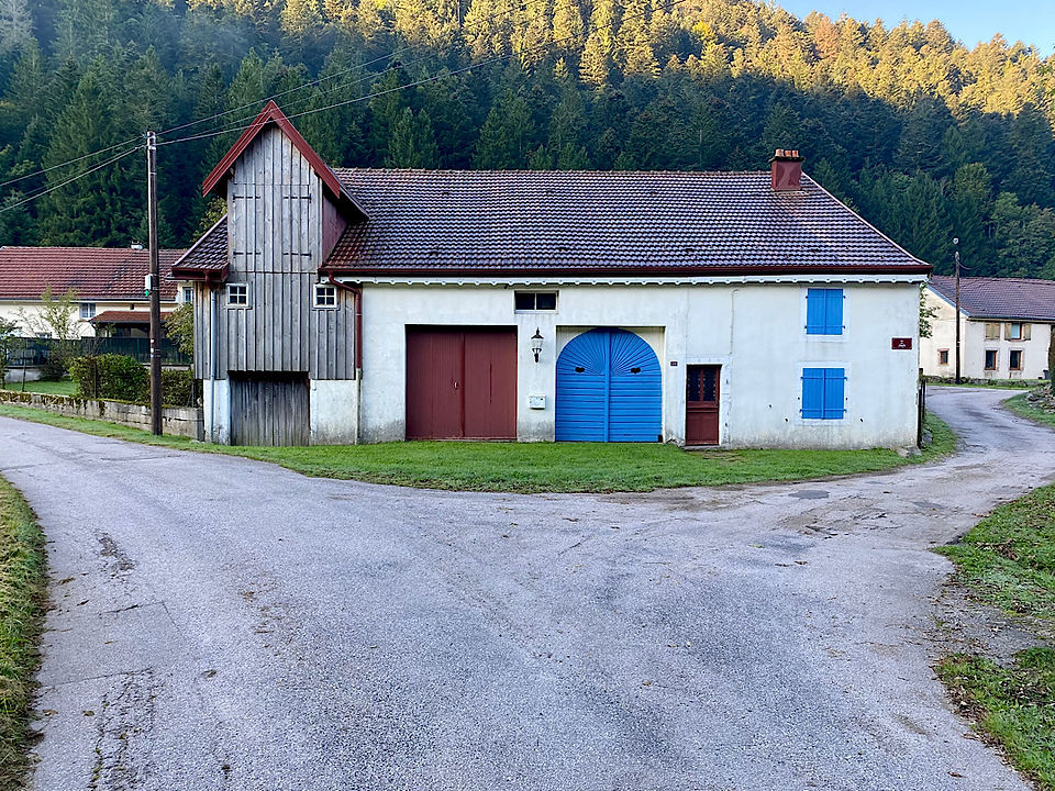 Typisches Haus in den Vogesen
