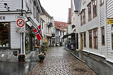 Typische Gasse in der Stadt