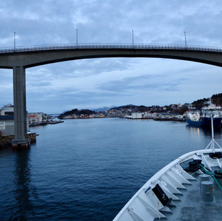 Eine der vier Brücken in Kristiansund