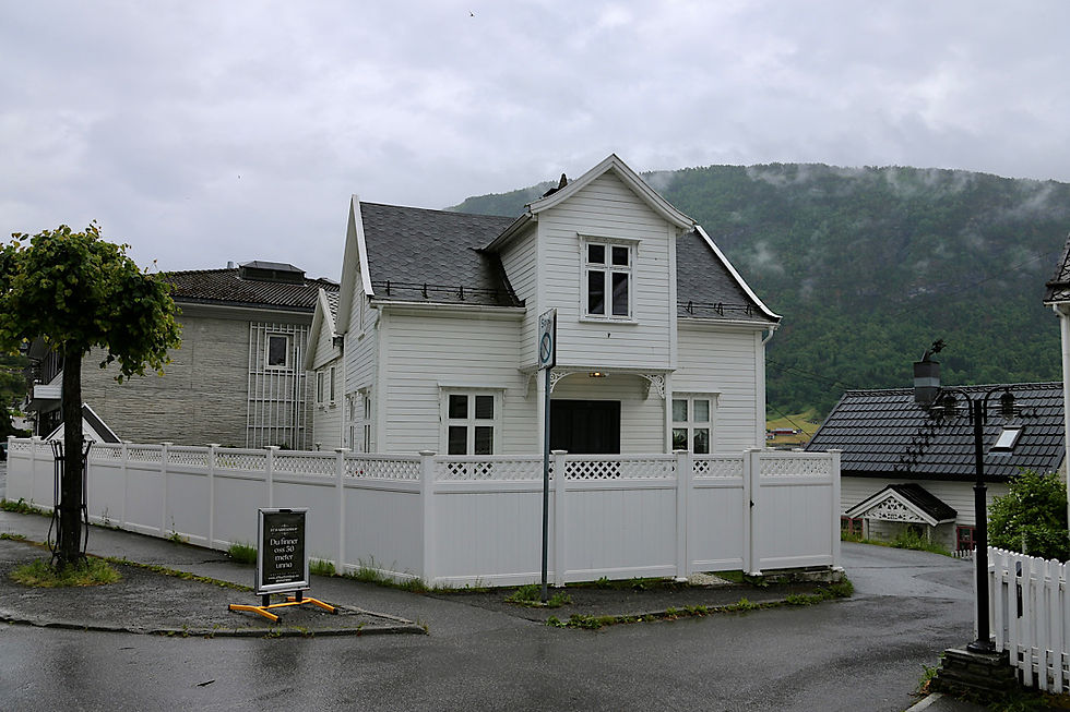 Traditionelle Häuser im Zentrum