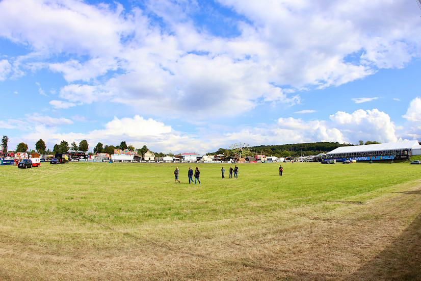 Der Startplatz A auf dem viele Ballone starten