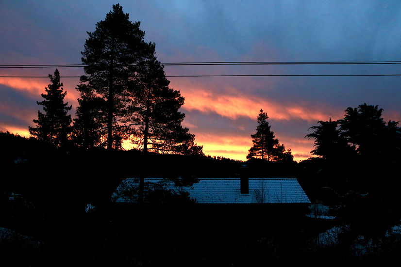 Morgenrot in Rugsland