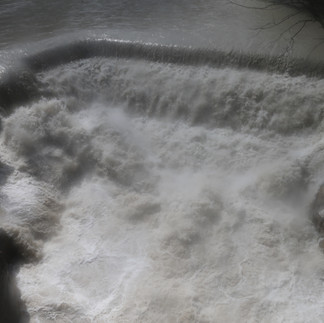 Sehr viel Schmelzwasser im Lechfall