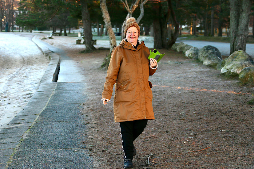 Eine zufriedene Annemarie