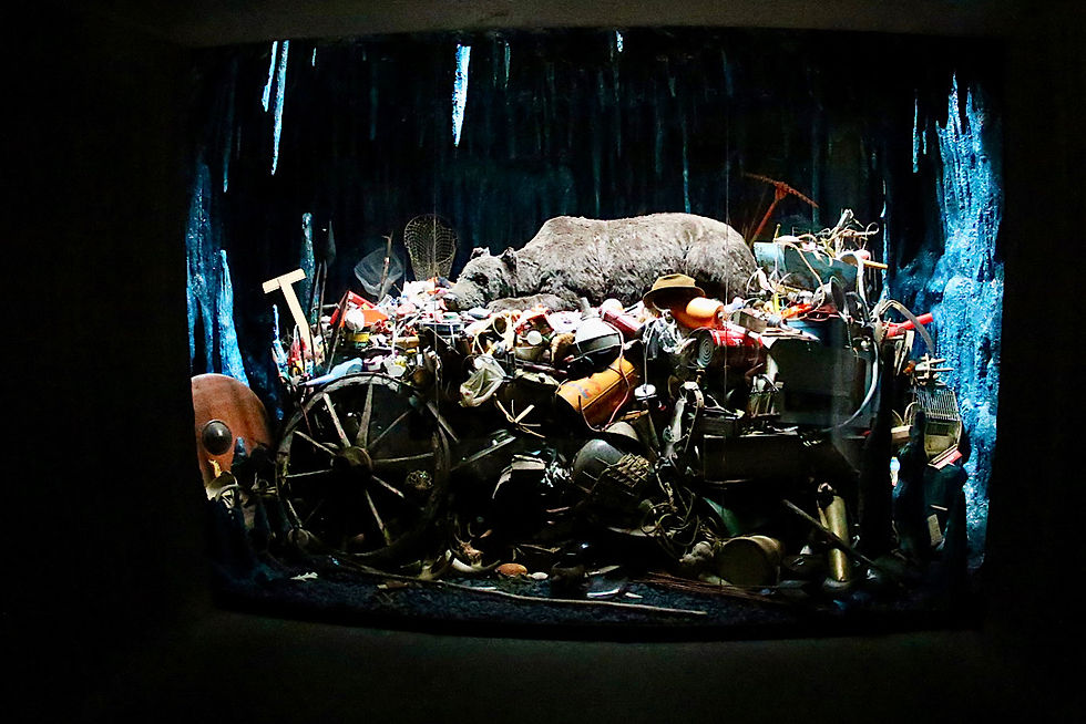Kunstinstallation DEN (die Höhle)