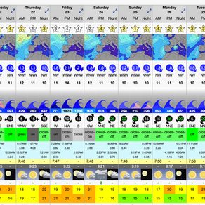 How to read and interprete the surf forecast