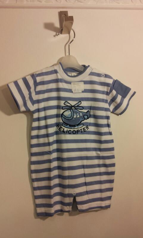 100% cotton 初生嬰兒夾衣(短袖)