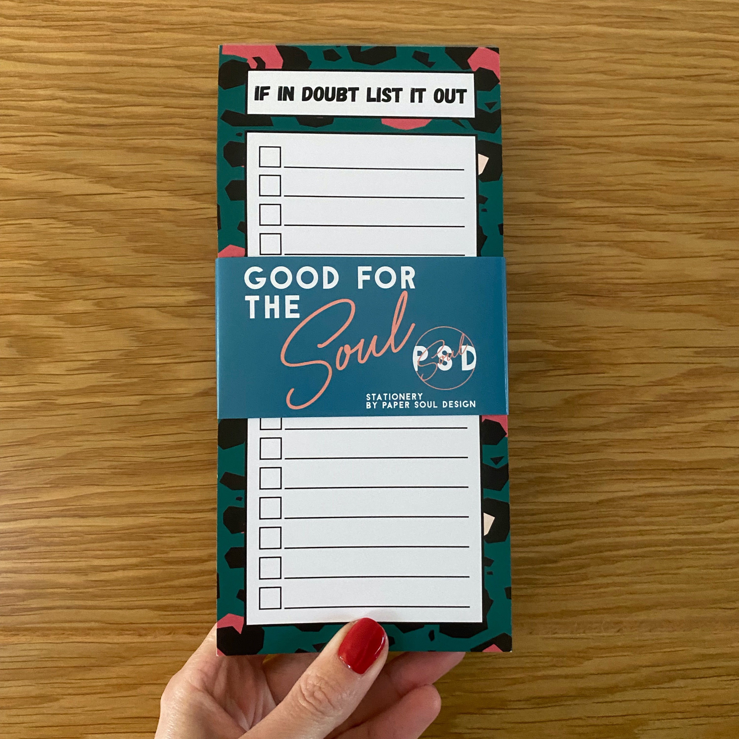 If In Doubt List It Out DL Notepad