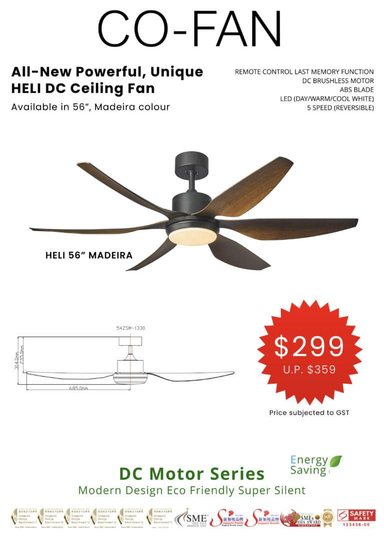 Fanco Heli 56" Madeira (DC)
