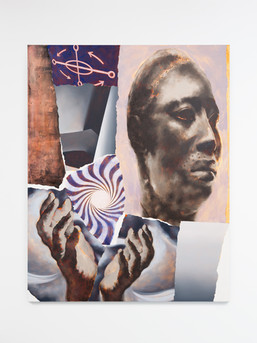 Dion Rosina The Cosmogram, 2023, Oil and acrylic on linen, 165 x 130cm (DR001)_Ph Daniel B