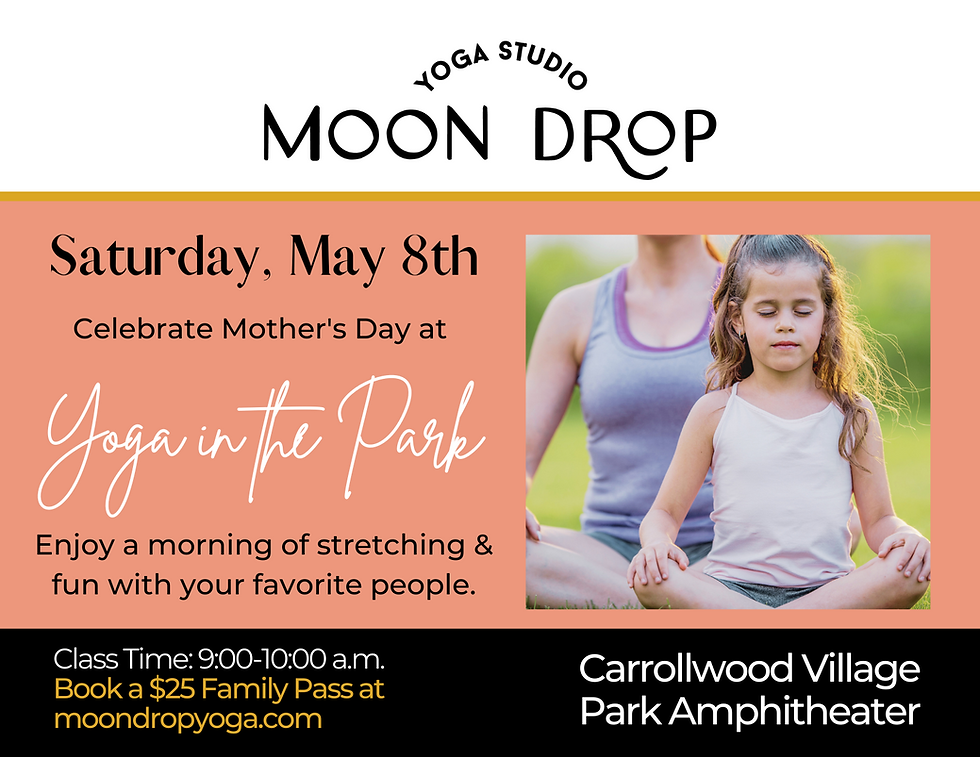 Mothers Day Yoga in the Park