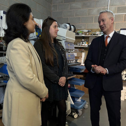 MP hears of company's vital support for Ukraine