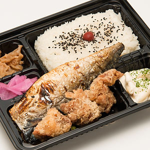 さば&唐揚げ弁当
