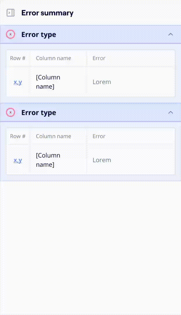 Side panel animation