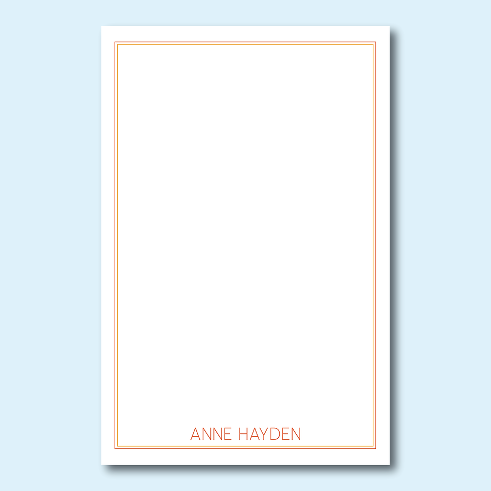 Thumbnail: Double Border Notepad