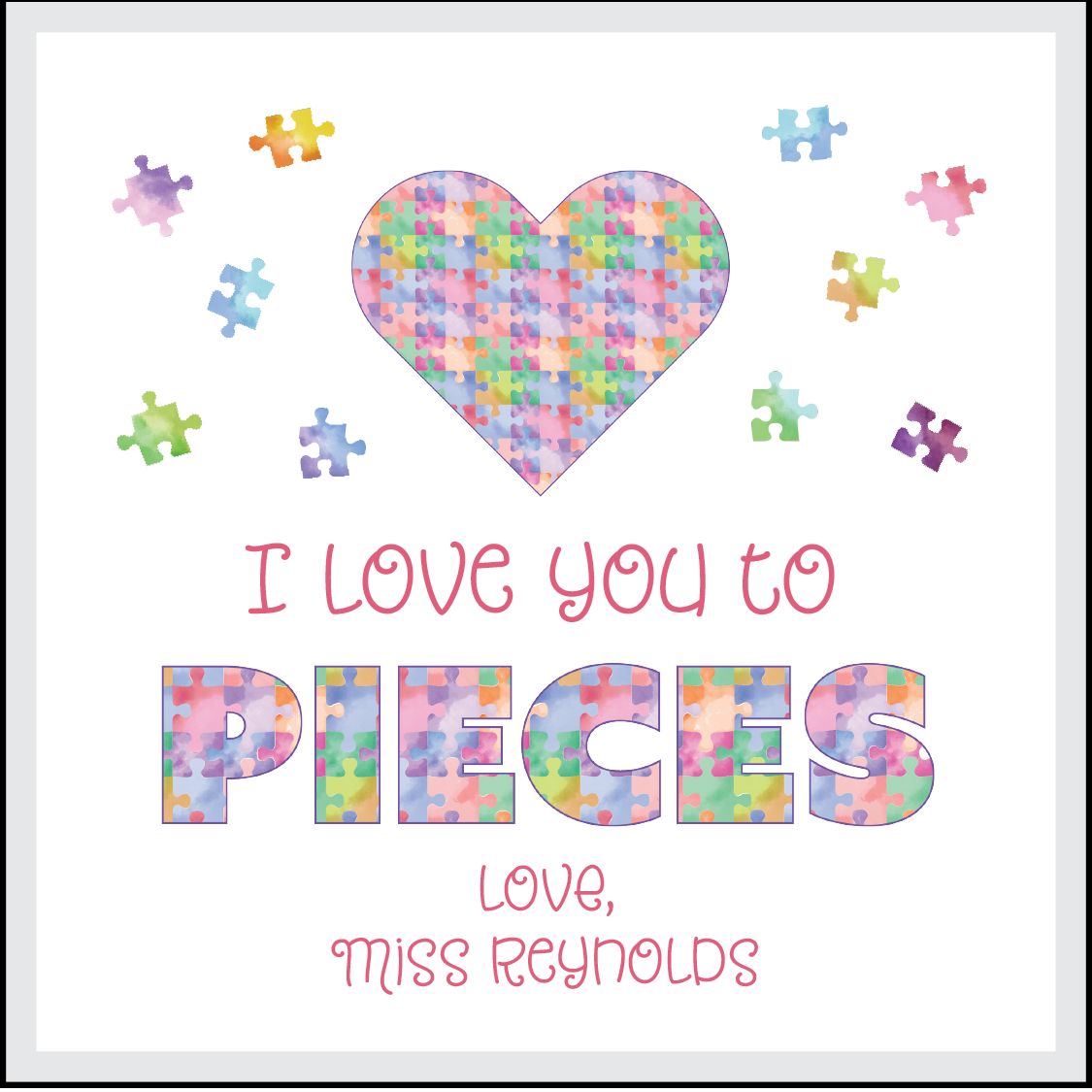 Puzzle Valentine