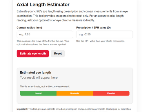 Why We Built an Axial Length Estimator — And Why It Must Be Used Carefully