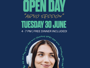 Mini Campus Open Day 🗓️ TUESDAY 30 JUNE (4 - 7 PM)