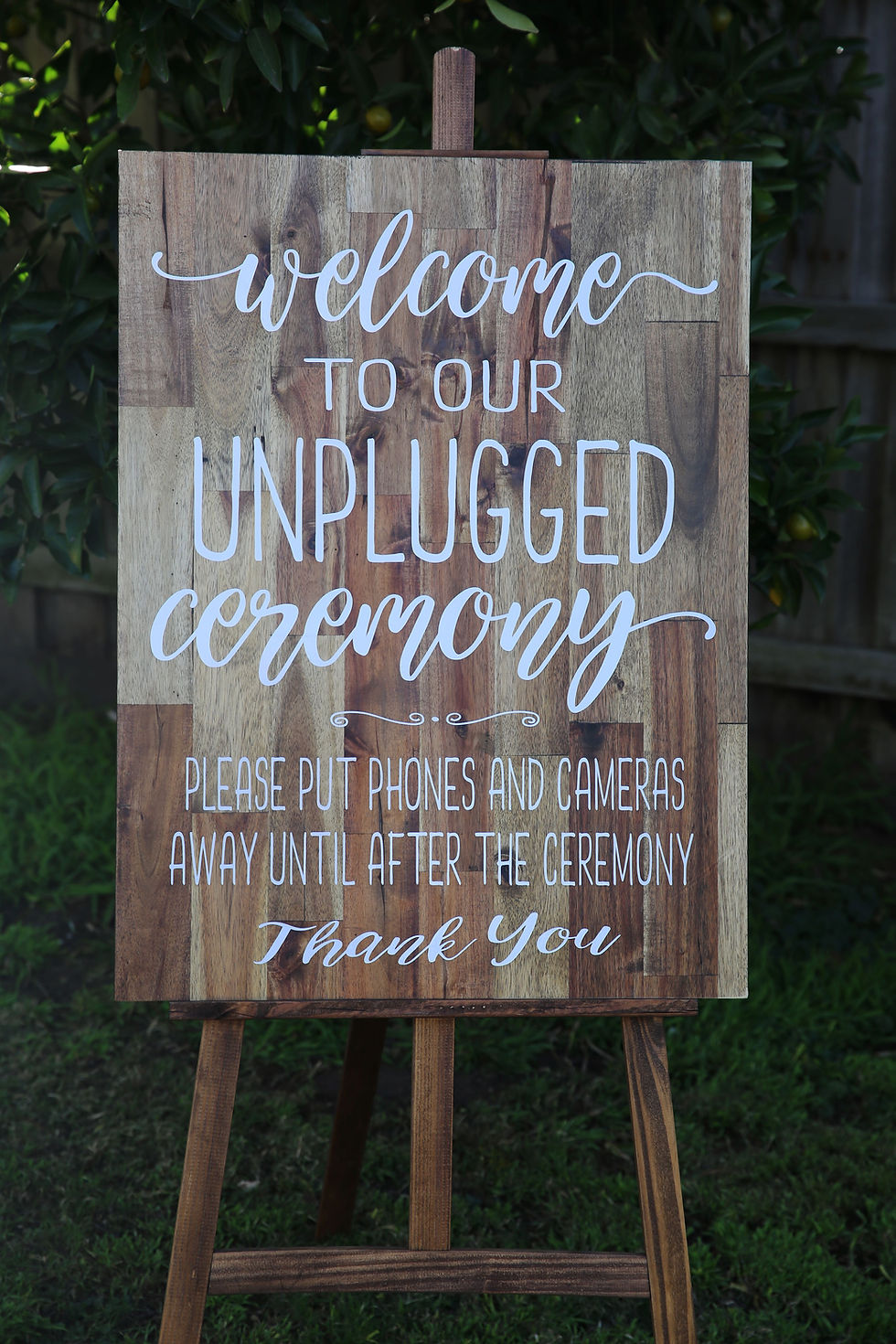 Unplugged Ceremony