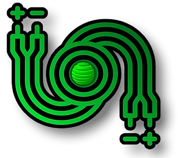 An decorative illustration of an electrician business