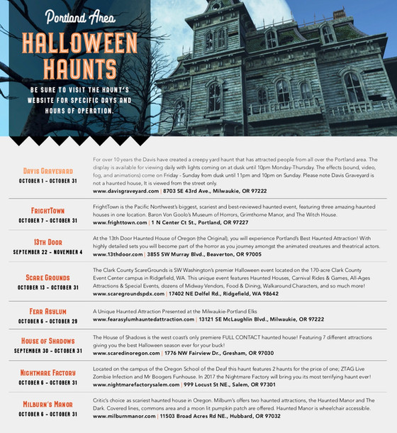 Portland Haunts 2017