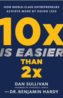 10x Is Easier Than 2x