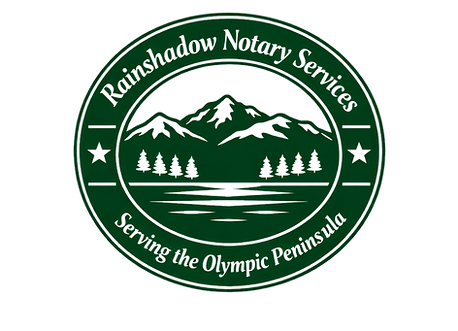 Rainshadow Notary Services logo