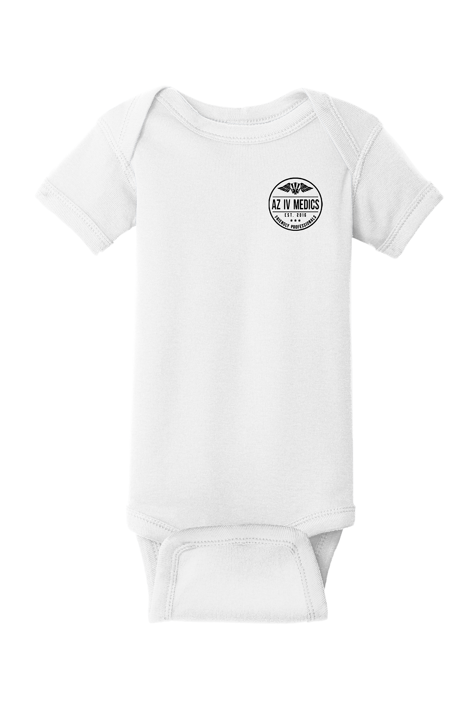 Thumbnail: Rabbit Skins Infant Bodysuit- AZIV Round