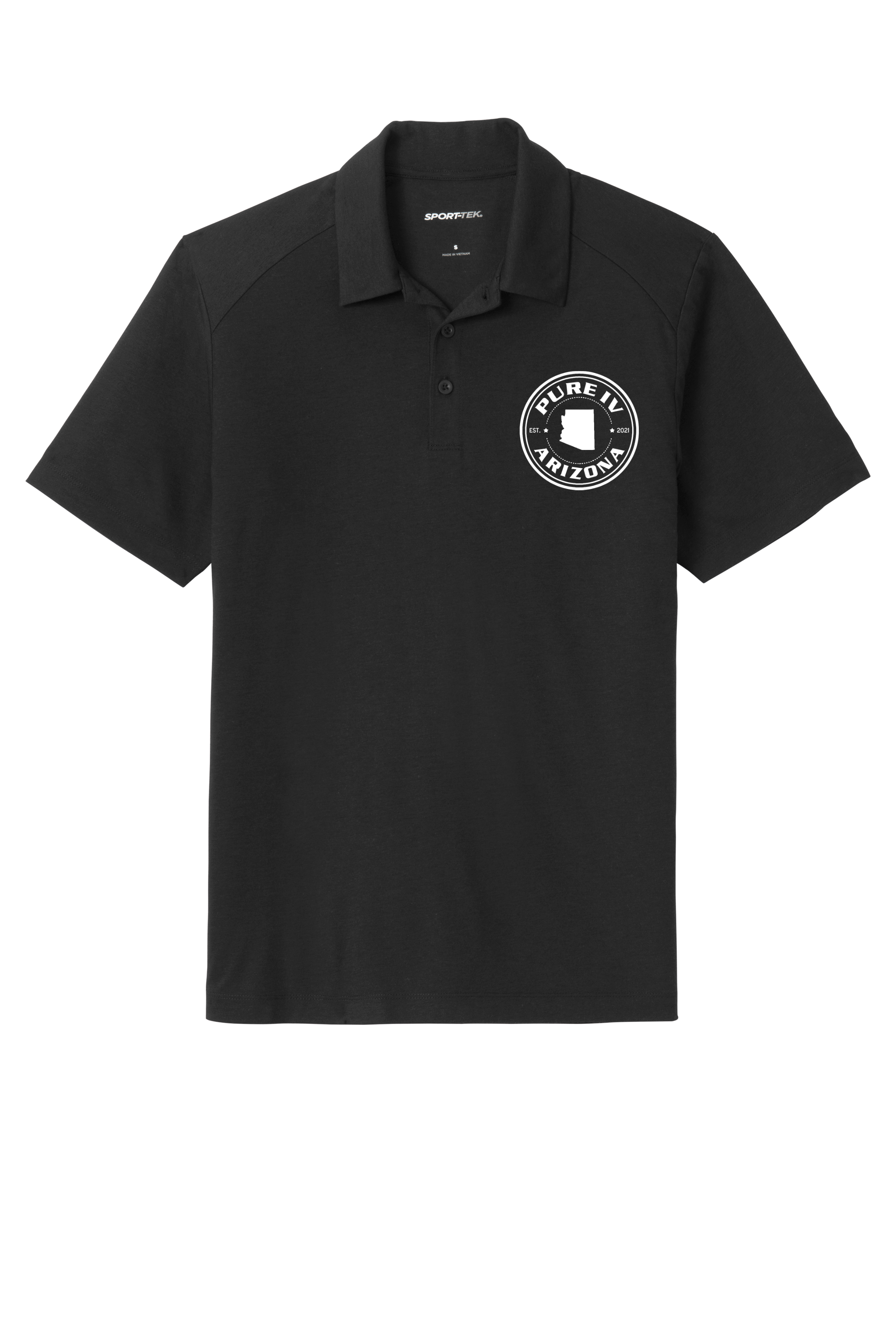 Sport-Tek Tri-Blend Wicking Polo- PureIVAZ
