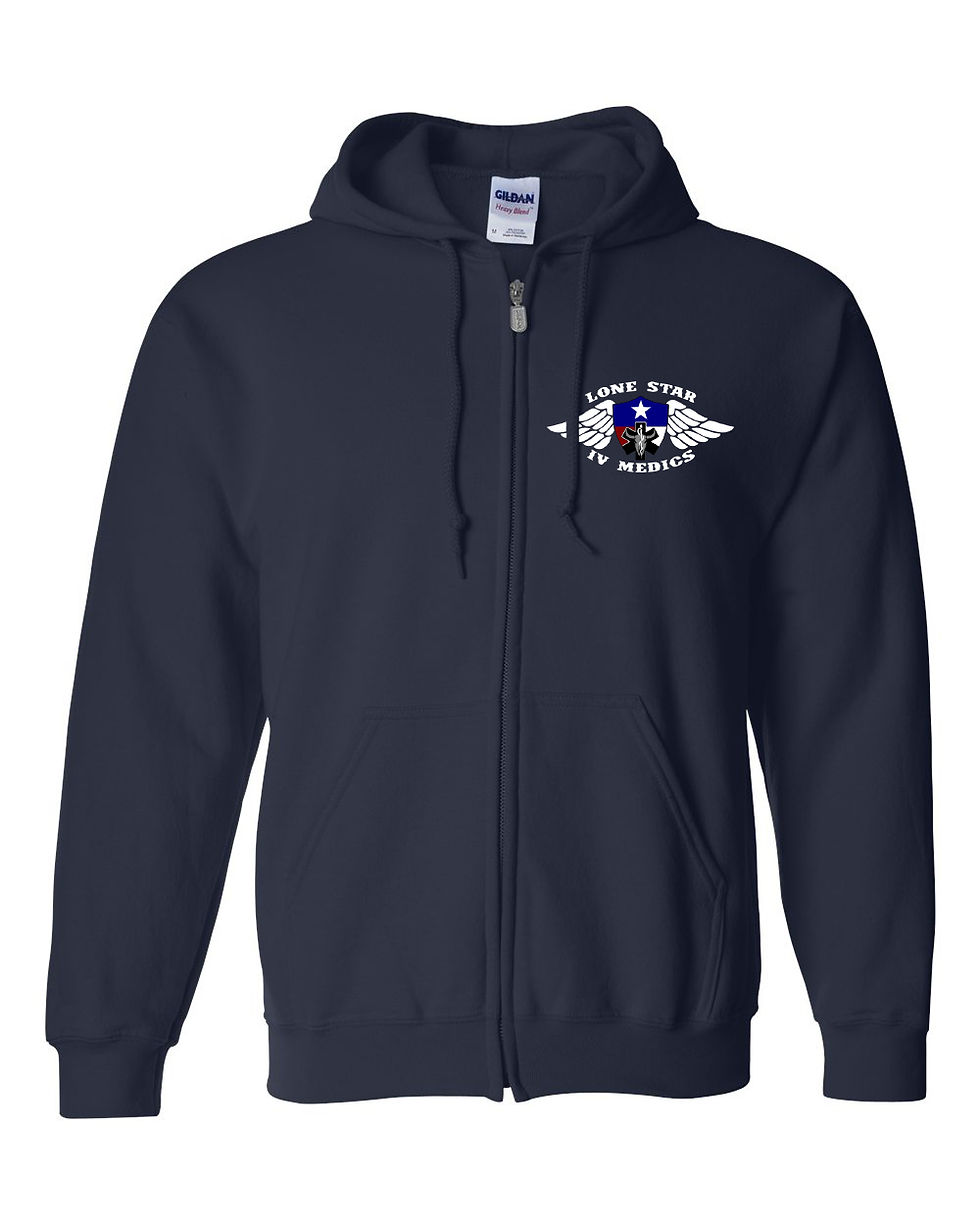 Thumbnail: Gildan Full-Zip Hooded Sweatshirt- Lone Star IV