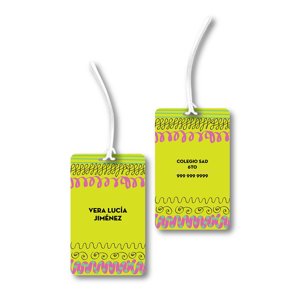 Miniatura: DOODLES - Identificador Mochila y Lonchera