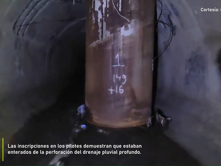 Construyen Línea 4 sobre drenaje pluvial profundo