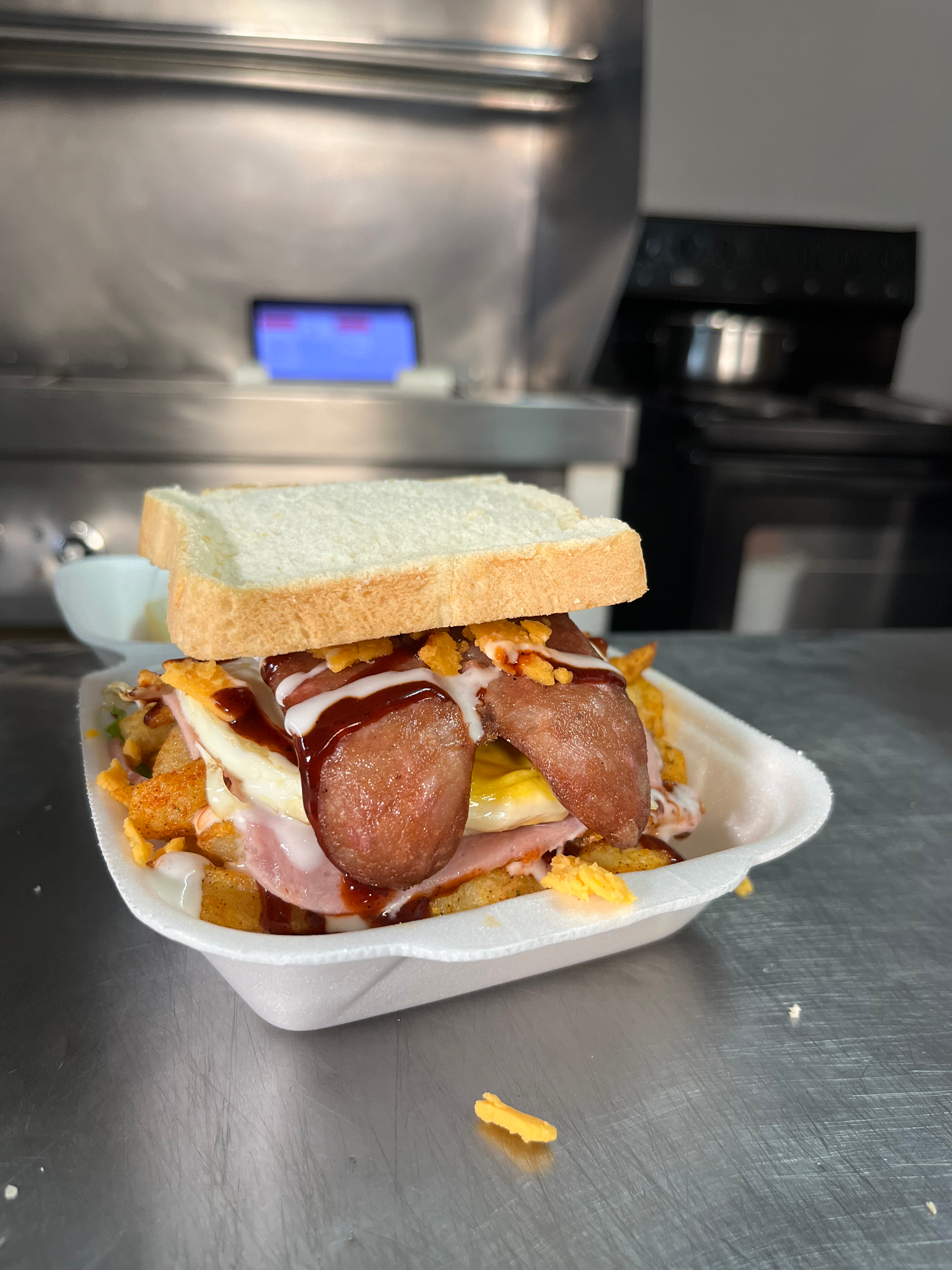 Arranged Food and Objects