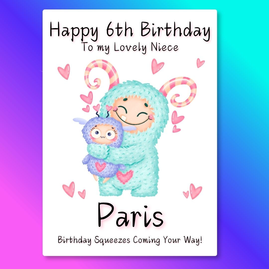 Monster Birthday Squeezes