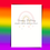 Thumbnail: Rainbow Hearts Personalised Card