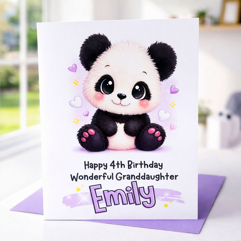 Thumbnail: Palm Pals Bamboo Panda Soft Toy and Card