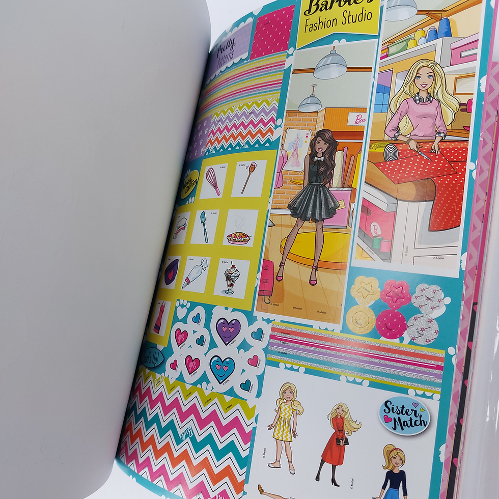 Thumbnail: Barbie A4 Sticker Burst Book