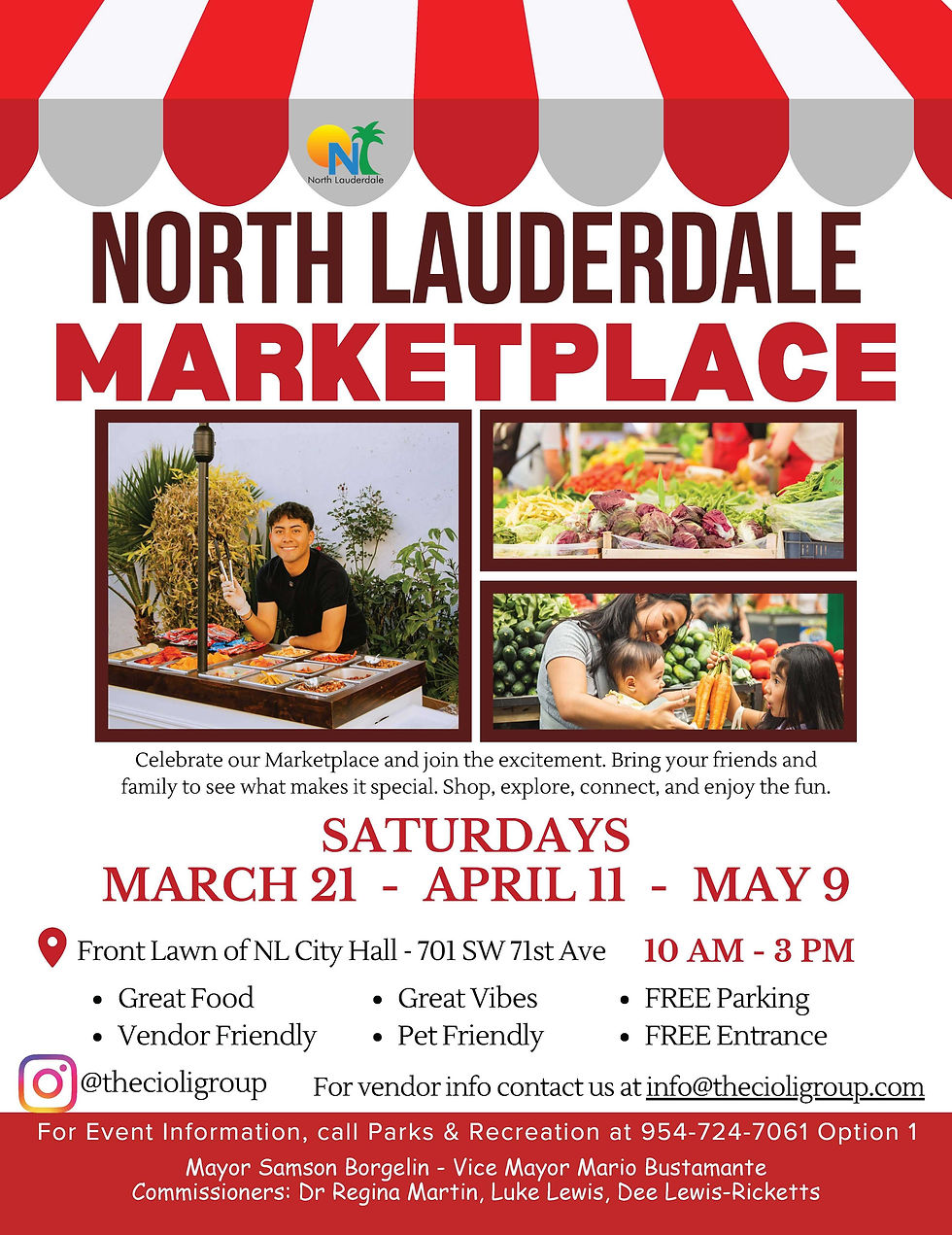 Copy of North Lauderdale Marketplace with all dates  - Copy - Copy