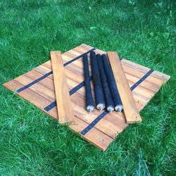 Camp table collapsed