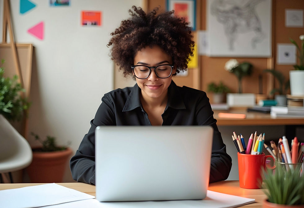 Foto: <a href="https://www.magnific.com/free-ai-image/focused-woman-working-laptop_413058431.htm">Image by magnific</a>
