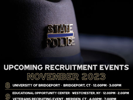 UPCOMING RECRUITMENT EVENTS - NOVEMBER 2023