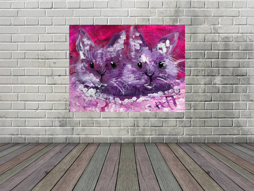 Bunny Besties Original Canvas