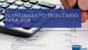 Planejamento tributário para 2018