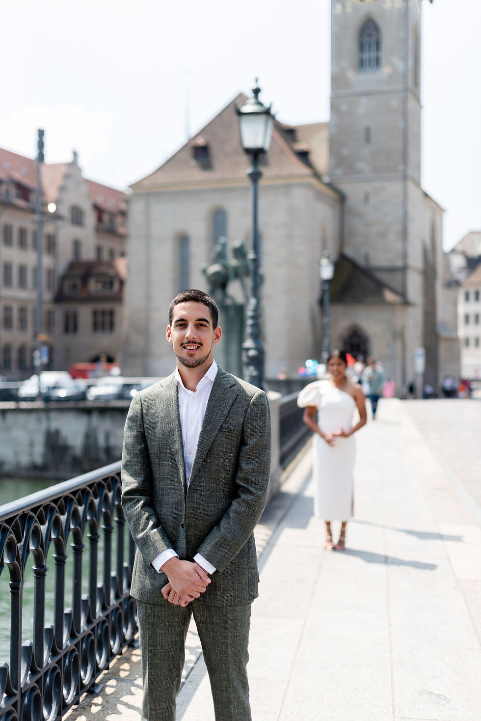 Zurich, Switzerland civil wedding first look