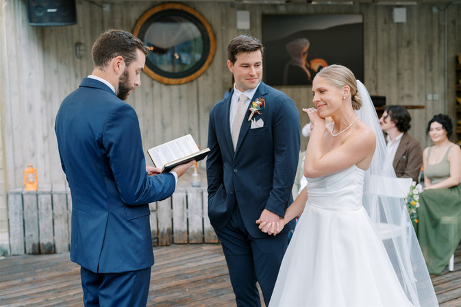 Zermatt destination wedding outdoor ceremony