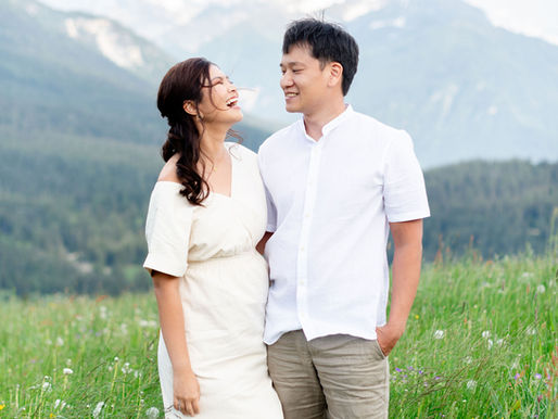 Summer Couple Photoshoot in Lenzerheide