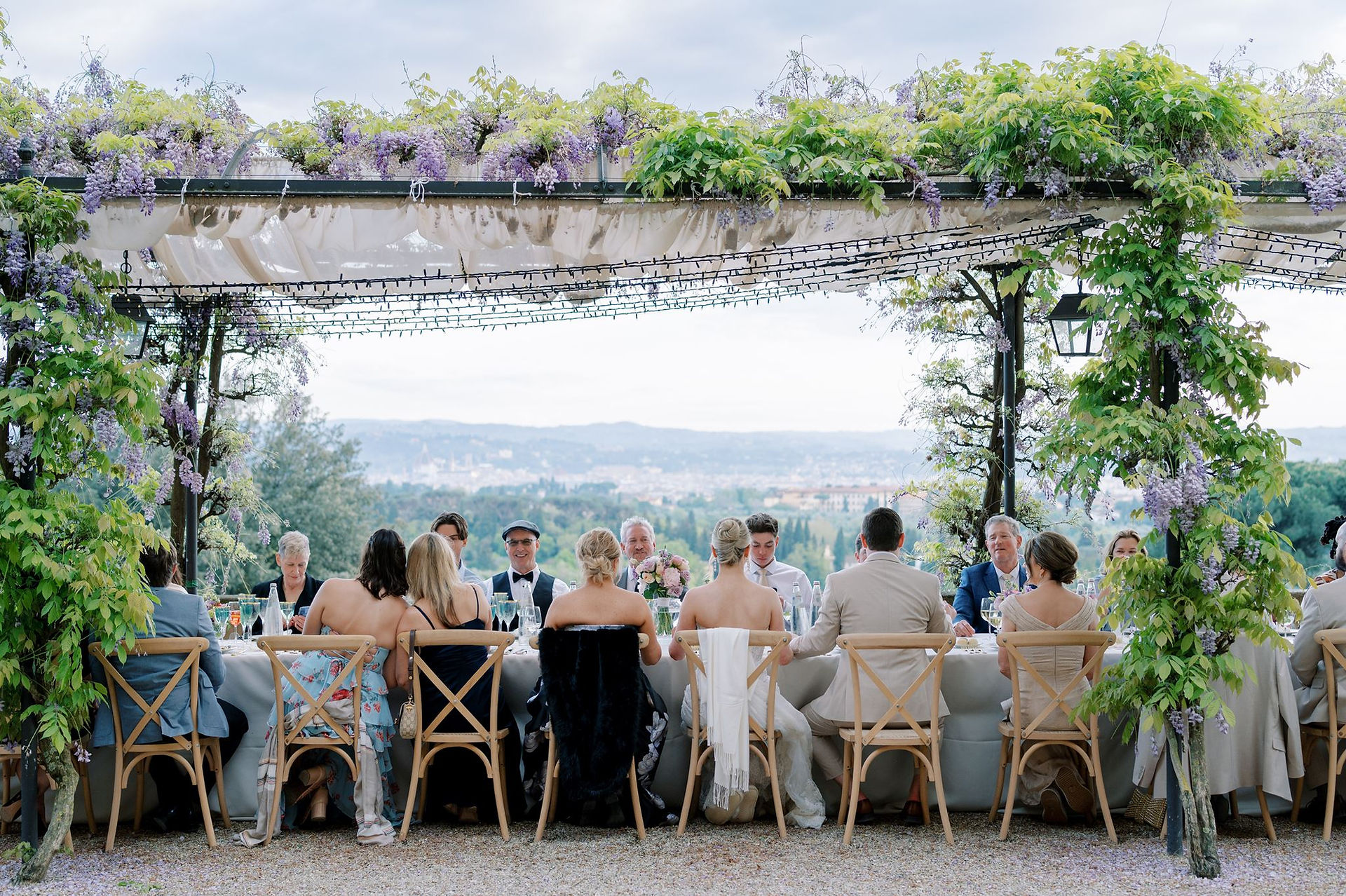 Destination wedding in Florence, Italy at Villa Le Fontanelle